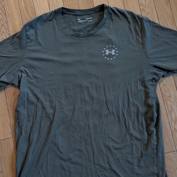 Under Armour Men's Olive T-Shirt - Picture 1 of 5